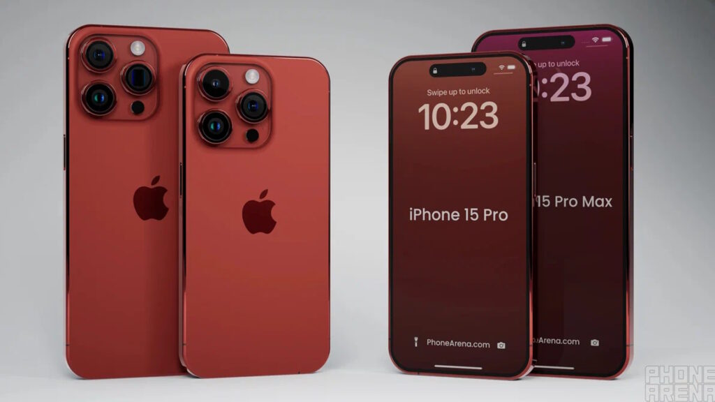 iPhone 15 (темно-красный)